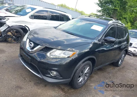 2016 Nissan Rogue Sl z USA, uszkodzony, nr VIN 5N1AT2MV2GC776566